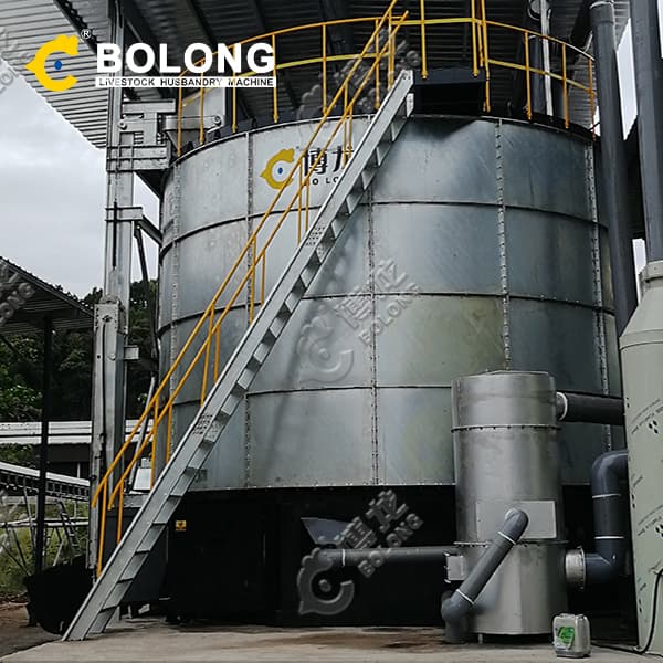 China chicken poop compost tank for farm use